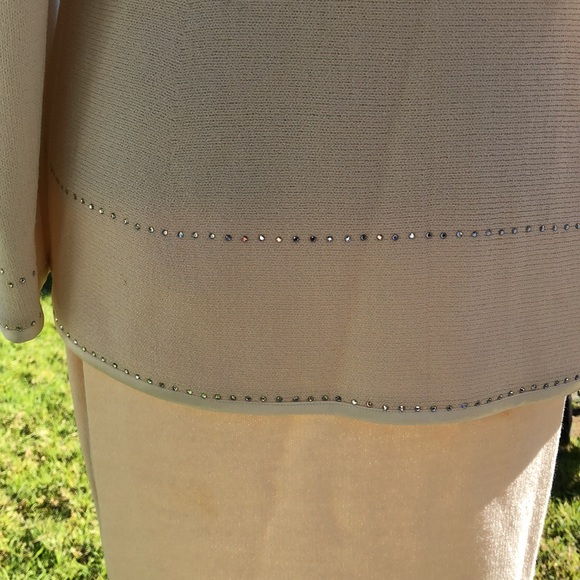 Gorgeous custom made Mother of the bride knit dress by El Ana. Perfect weddings - Picture 5 of 17